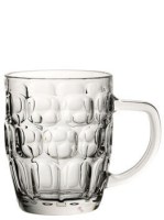 Pint to Brim Dimples Beer Mug Tankard with Beer